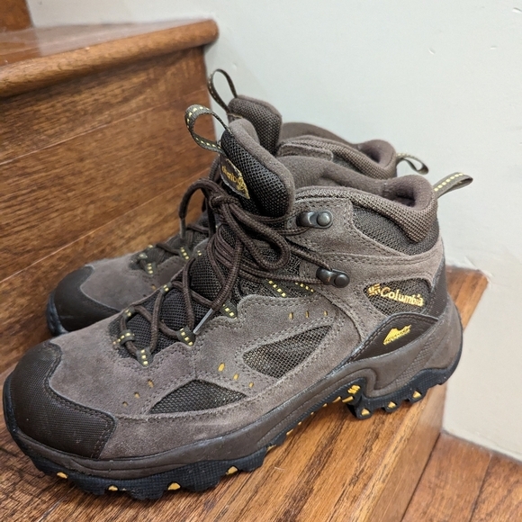Columbia Hiking Boot, brown Waterproof Leather mens size 7.5, Winter Boot - Picture 7 of 14